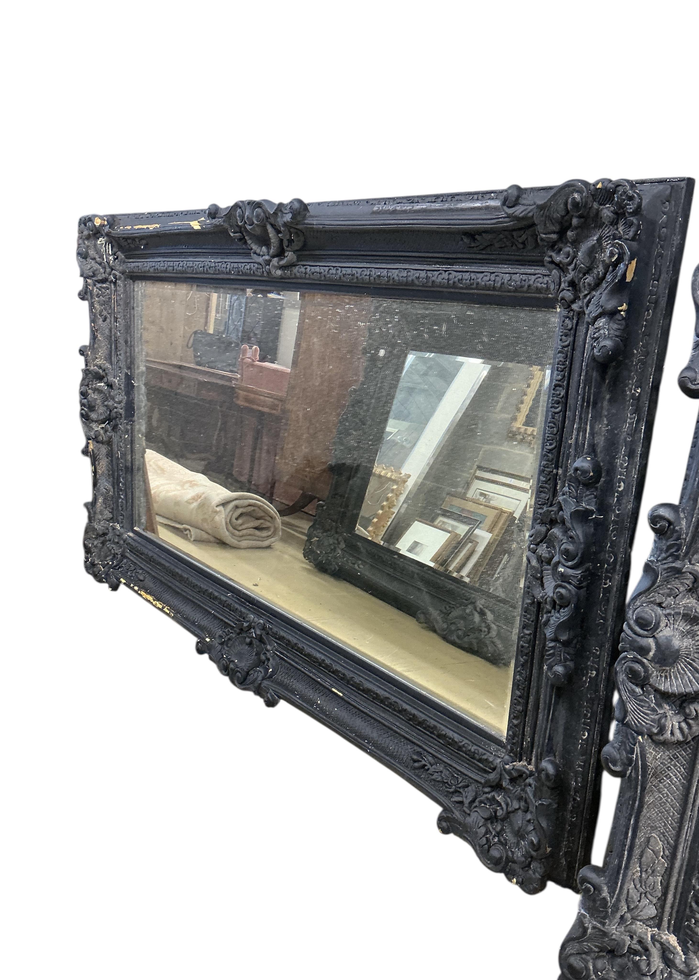 A large Victorian style 'Heritage' rectangular composition wall mirror, width 225cm, height 134cm